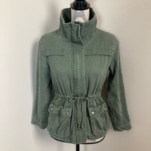Blue Rain Women’s Military Green Cargo Jacket